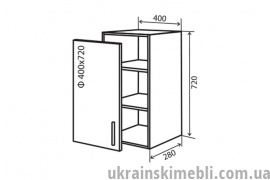 В3 Тумба 1Д 40 (Кухня Amore Classic)